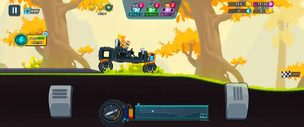 Adventure Planet Space Racing Mod APK Gameplay Screenshot