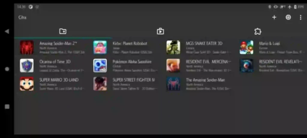 Citra Emulator All Games