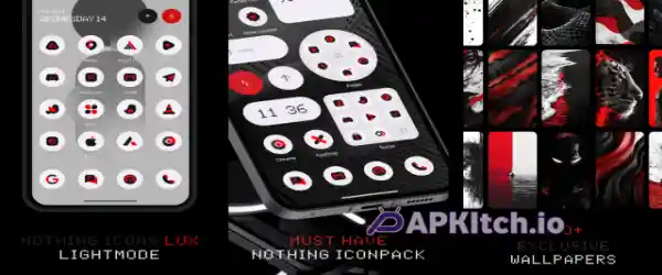 Nothing Icon Pack LuX App Cover Image