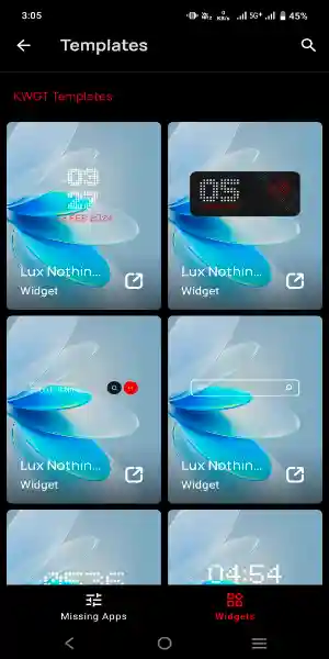 Nothing Icon Pack LuX Mod APK All Widget