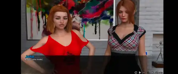 Visual Novel Game With Gallery Scenes