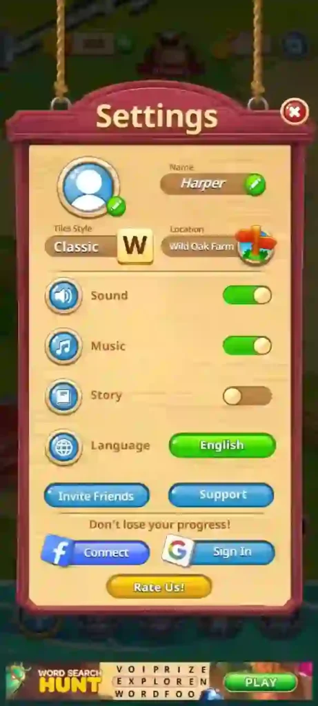 Word Farm Adventure APK Free Shopping