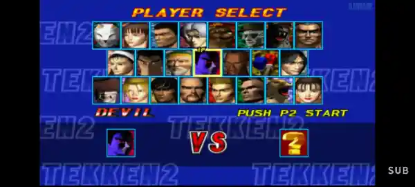 Tekken 2 characters Screenshots1