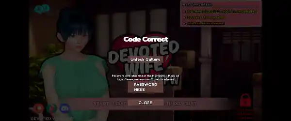 Devoted Wife APK Extra Content Code