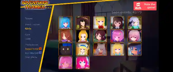 Adventurer Trainer Gallery Unlocked